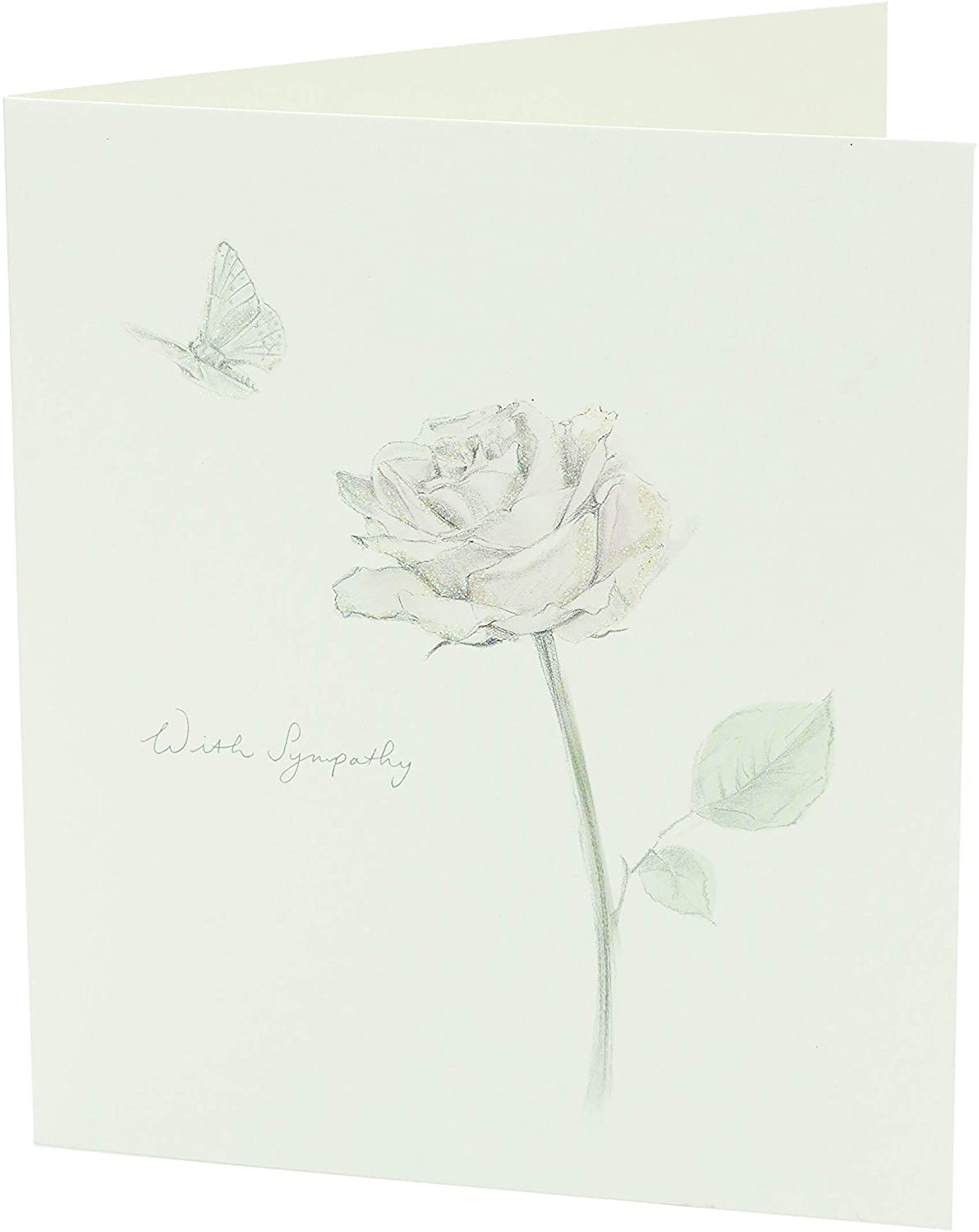 Rose Design Sympathy Card