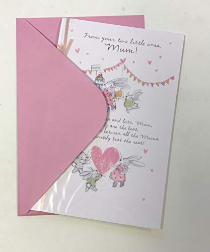 Mum From Your Two Little One's, Mother's Day Card