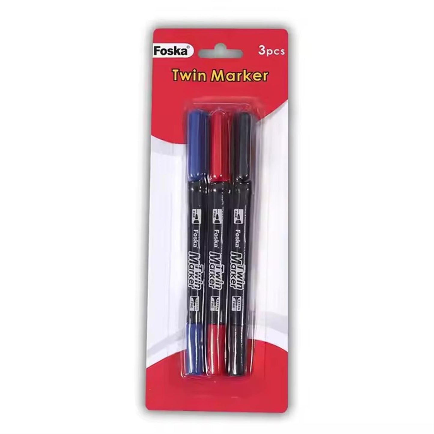 Pack of 3 Twin CD Permanent Marker Pens