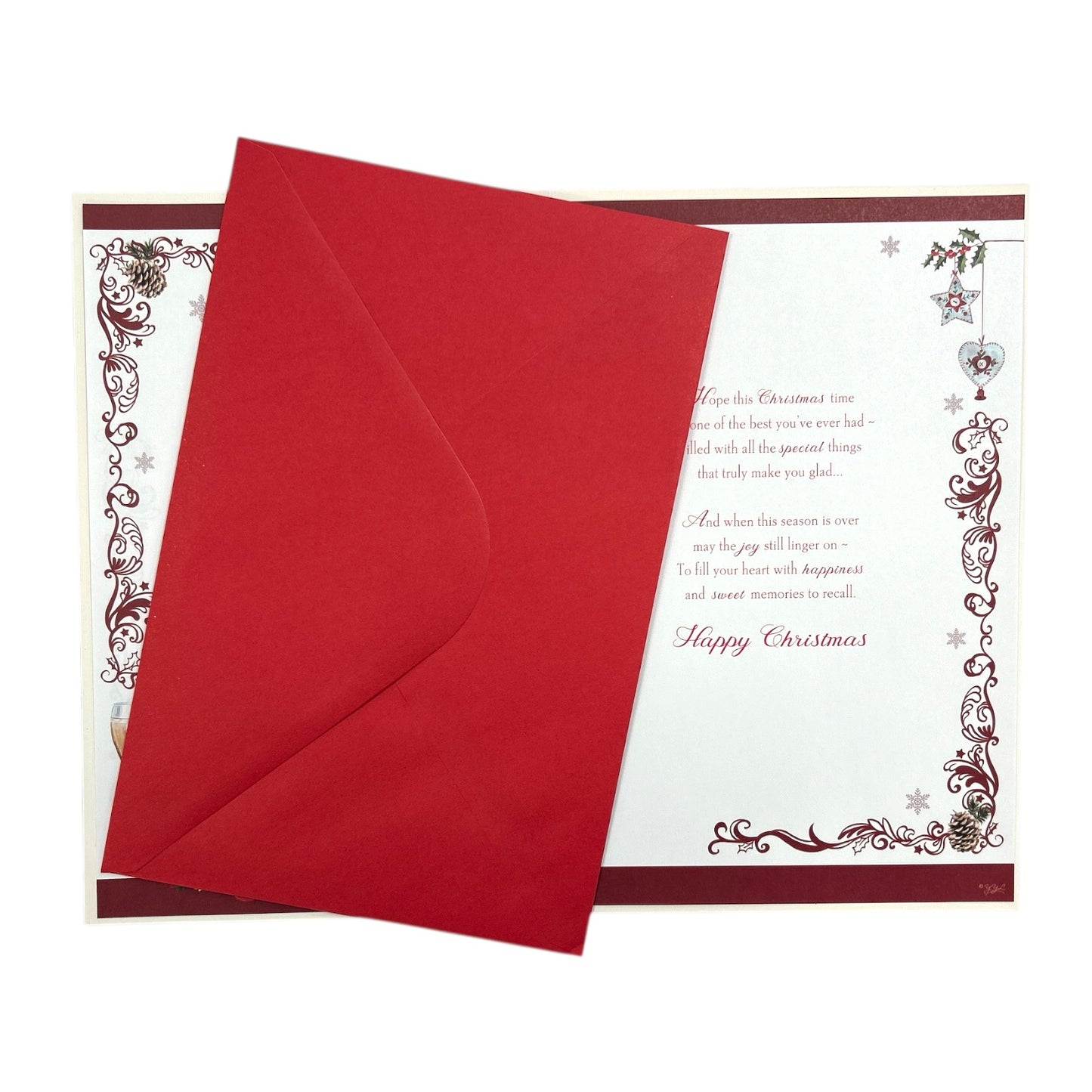 A Time to Celebrate Design To a Special Mum and Dad Christmas Card