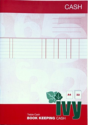 Treble Cash Book Keeping A4 32 pages
