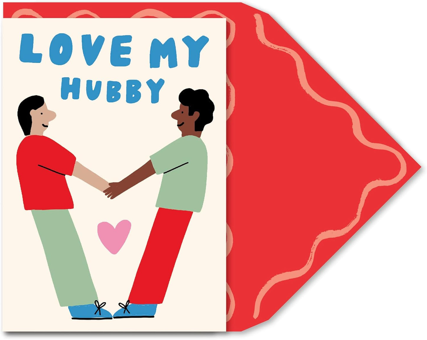 Contemporary Handholding Happiness Valentine's Day Card