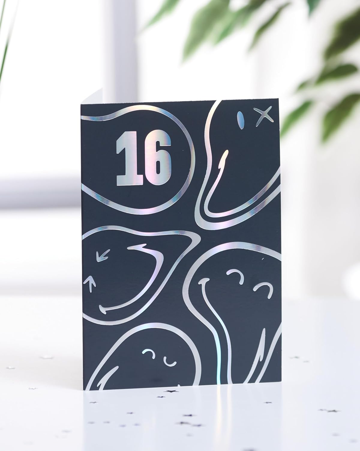 Smiley Face Design 16th Birthday Card