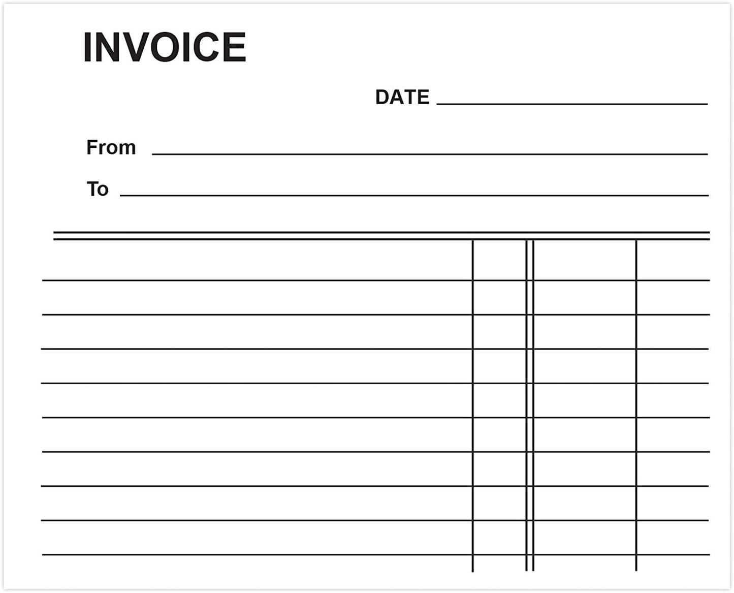 Silvine 100 Pages 50 Sheets Invoice Duplicate Memo Book
