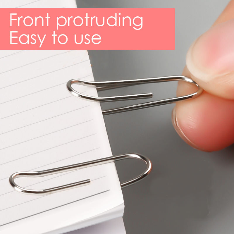 Pack of 900 Nickel Paper Clips 28mm