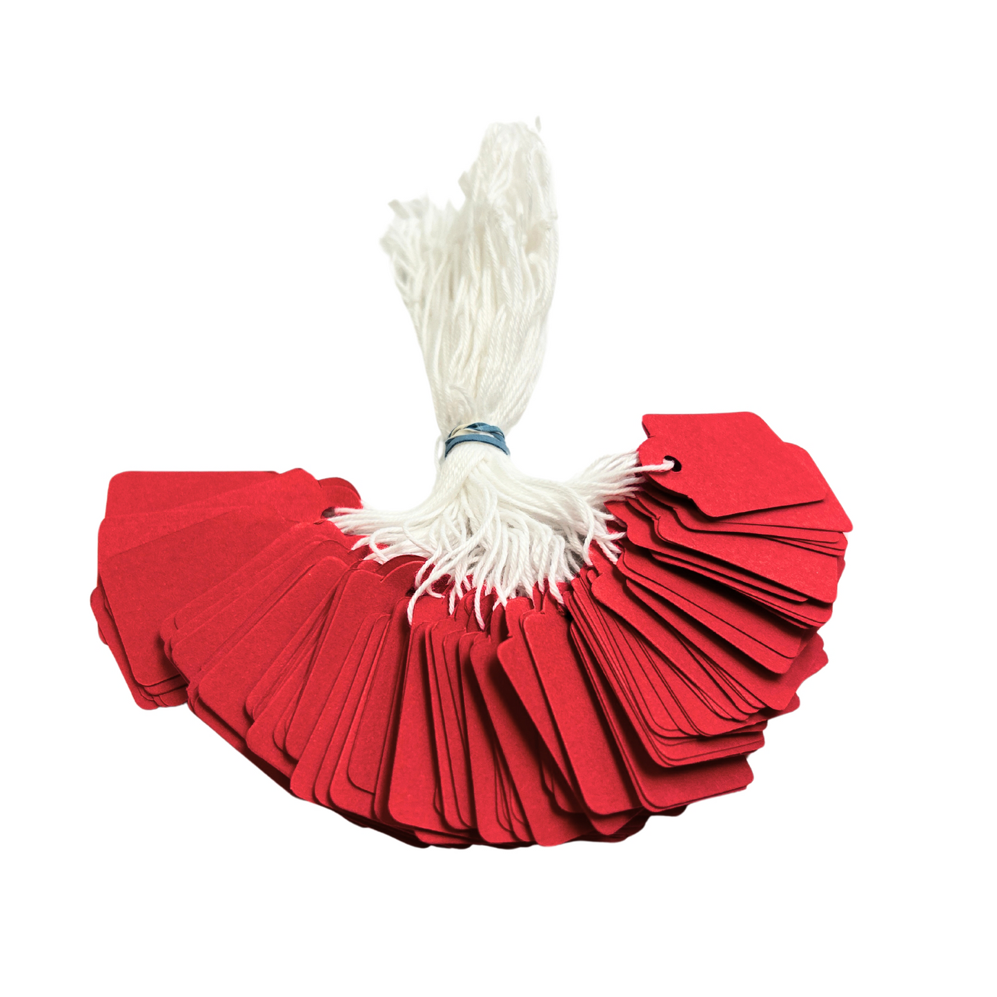 Pack of 4800 Medium Red Strung Tags 25 x 39mm