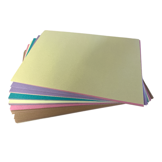 Pack of 50 A3 Assorted Coloured Sugar Papers