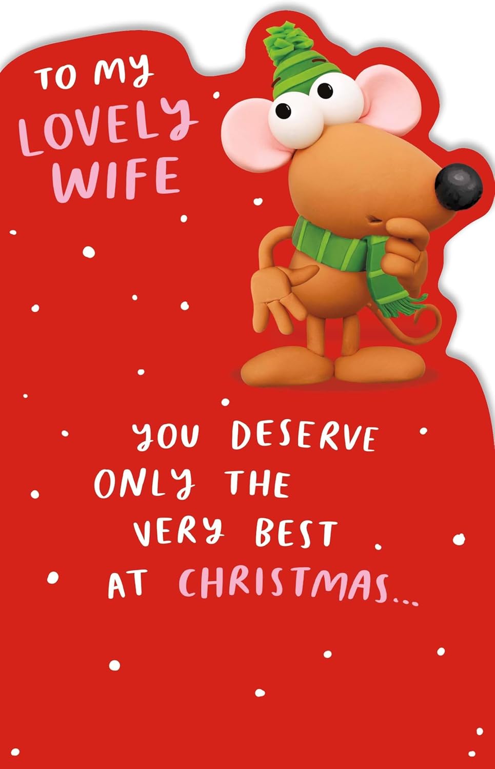 Crackers Wife Funny Christmas Greeting Card