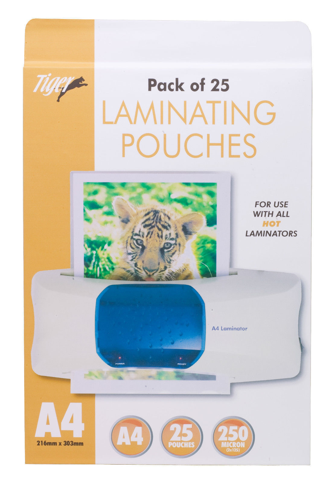 Box of 25 A4 150micron Premium Laminating Pouches