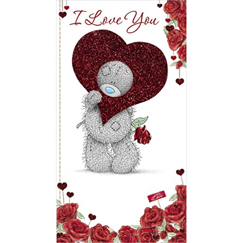 I Love You Me To You Peekaboo Heart Valentine's Day Card