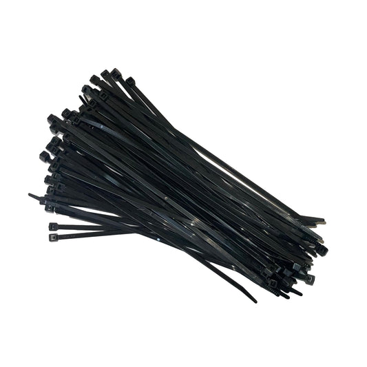 Pack of 200 Black Cable Ties