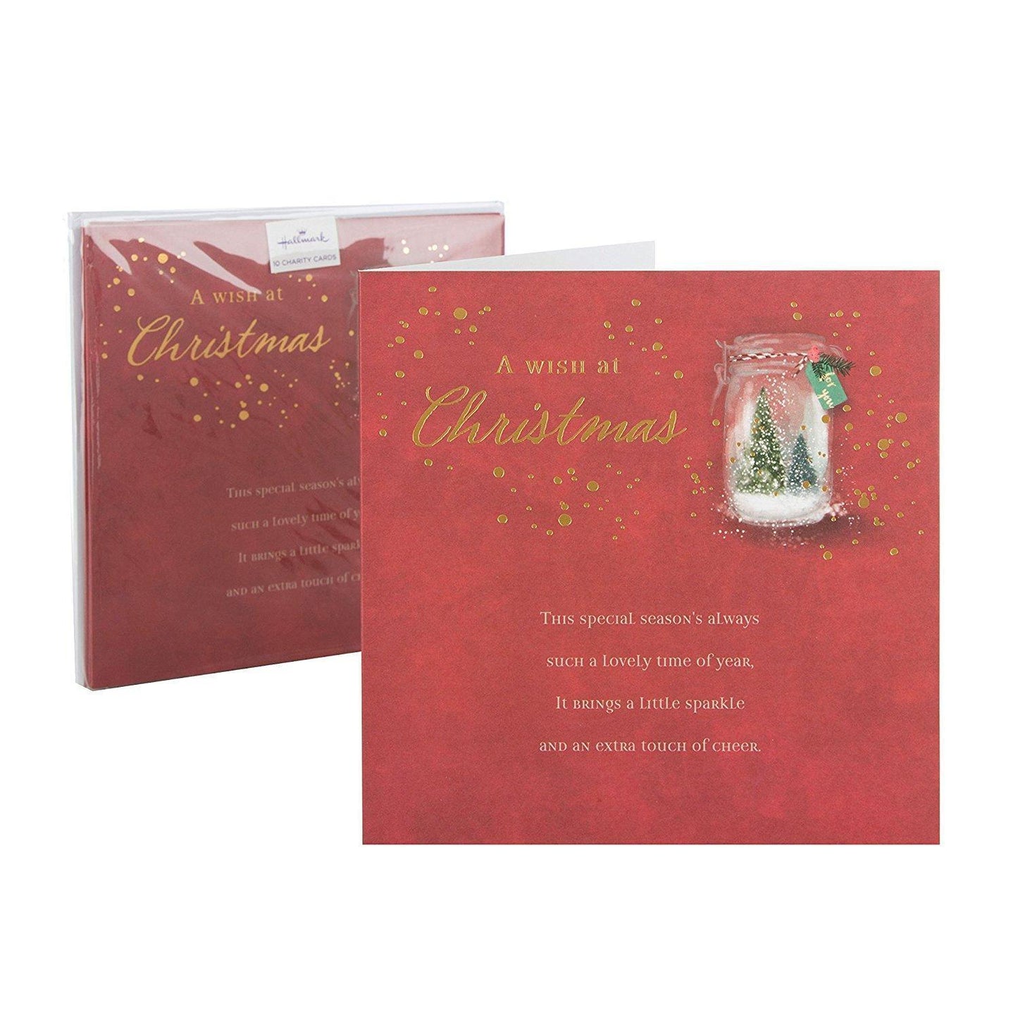 Hallmark Christmas Charity Card Pack "A Wish" - Pack of 10