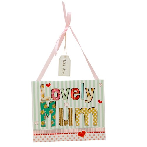 Laura Darrington Boxed Lovely Mum Wall Plaque