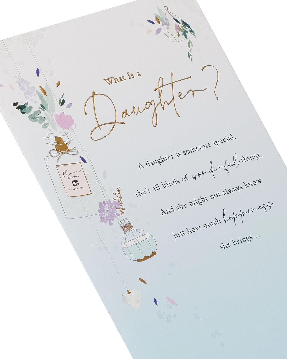 Sentimental Design Daughter Birthday Card