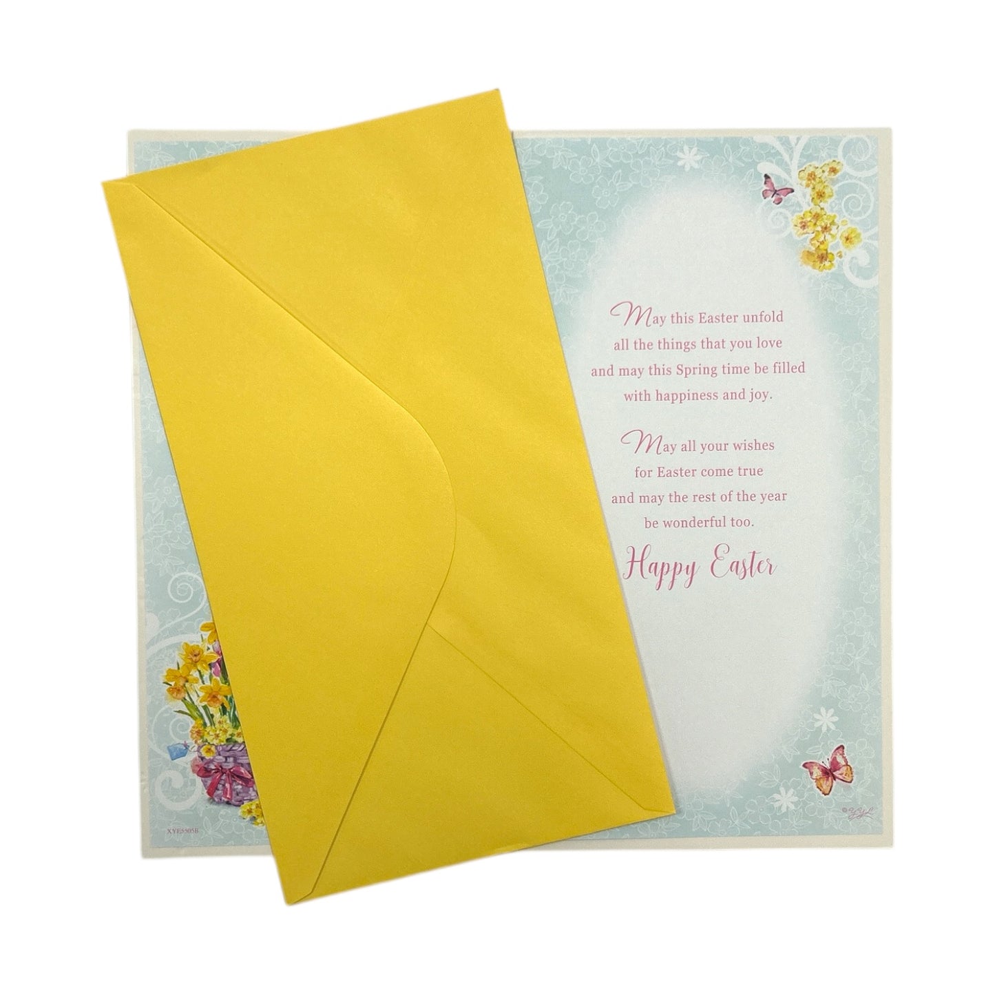 To All Of You Basket Of Flowers Easter Card