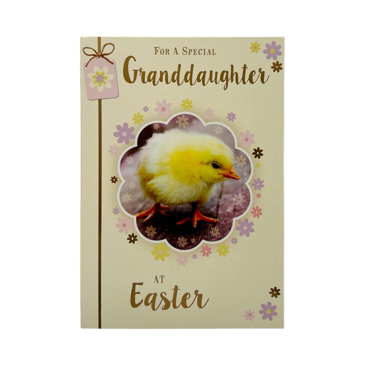 For Granddaughter Cute Chick Design Easter Card