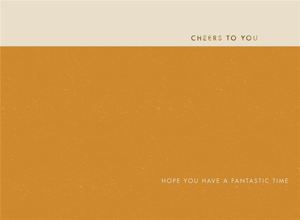 Cheers To You Open Father's Day Card