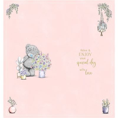 Just For You Nannie Bear With Table Design Mother's Day Card