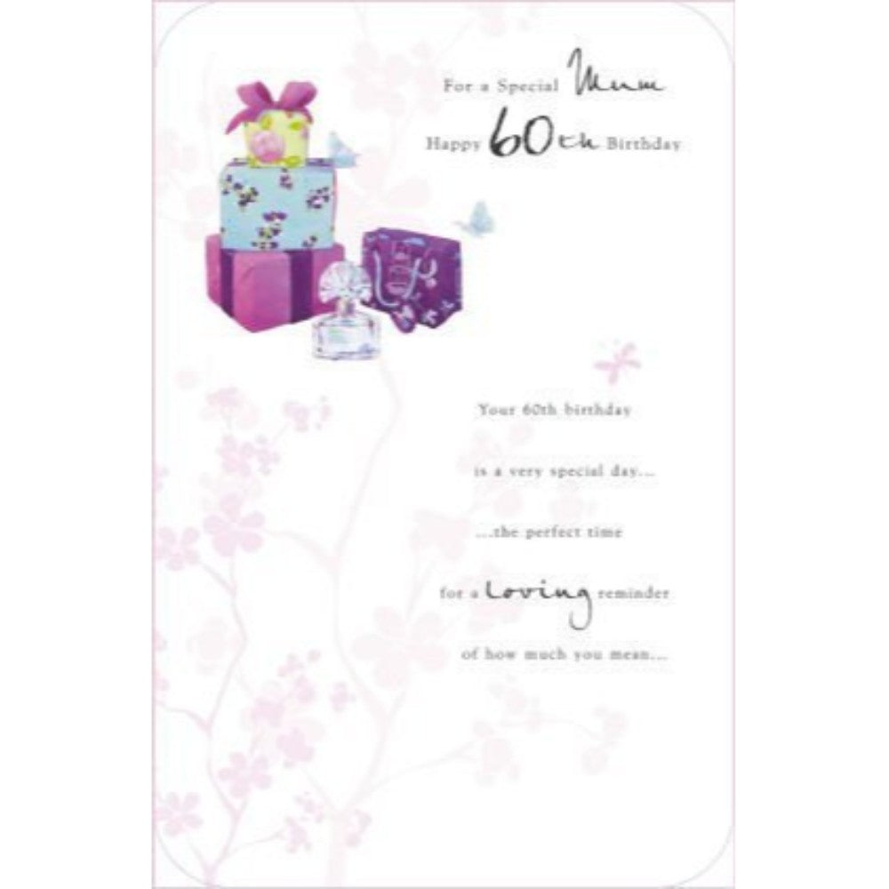 Mum Age 60 Birthday Card 60th Birthday For Her