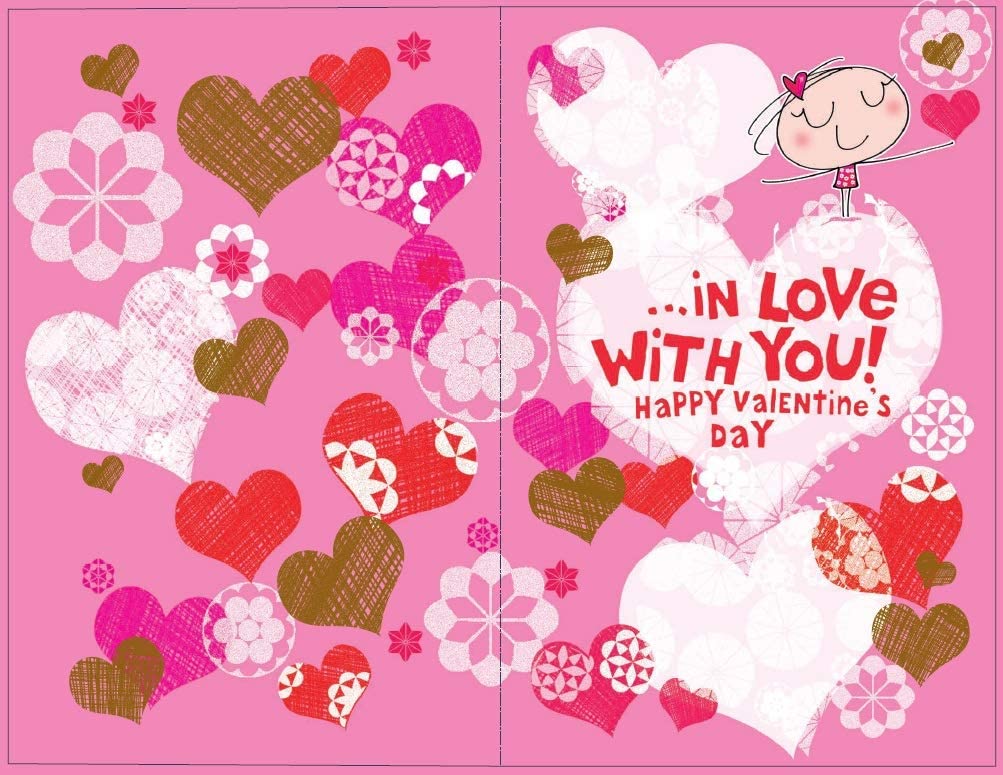 For Wife Includes 100% Gorgeous Valentine's Day Badge Fun Valentine's Day Card