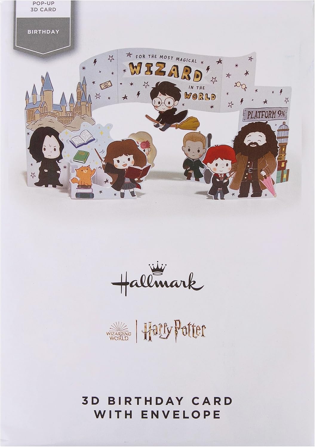 3D Harry Potter Scene Design Birthday Card