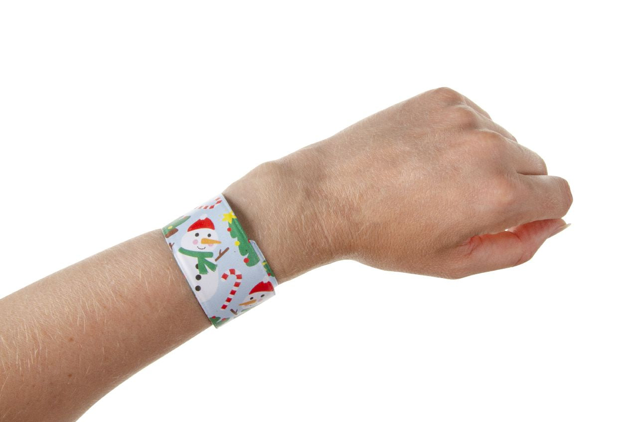 Pack of 36 Christmas Slap Bracelets