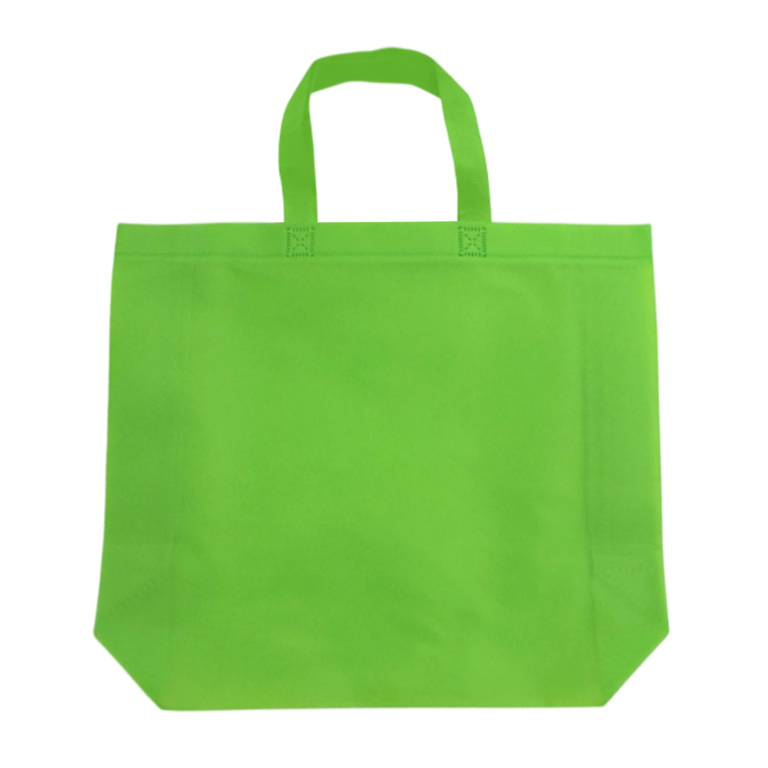 Pack of 25 Light Green Coloured 45x35x12cm Non-Woven Bags with Handle