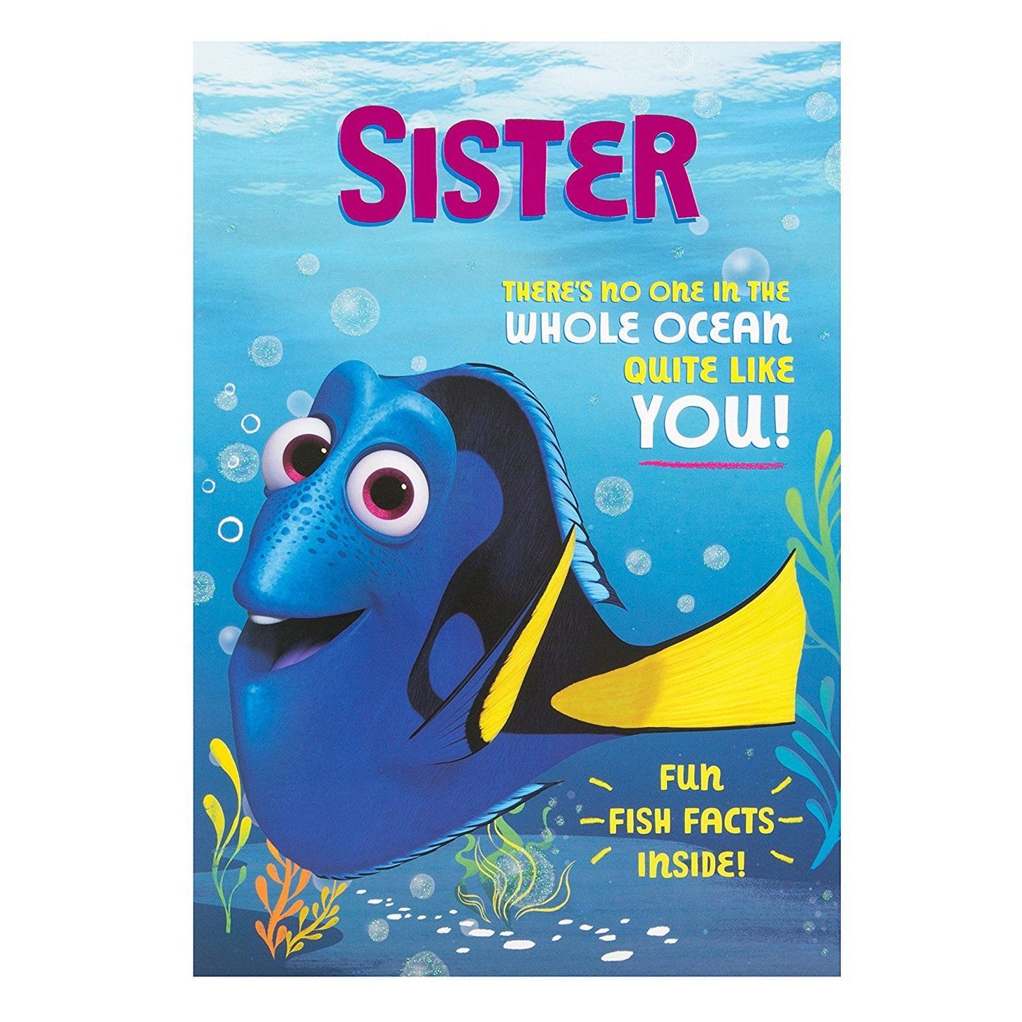 Finding Dory Sister Birthday Card 'Fish Facts' 