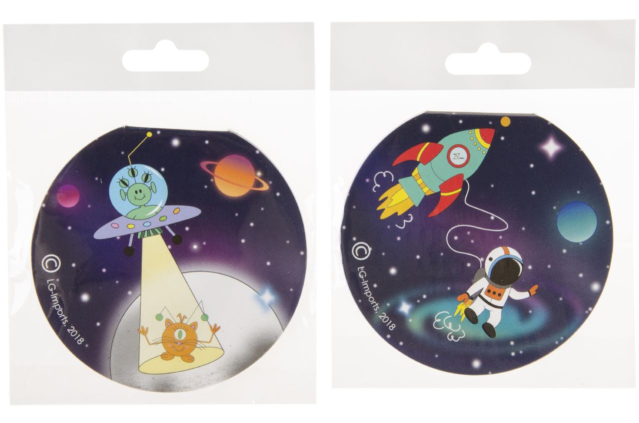 Single Round Space Design Notebook 8cm