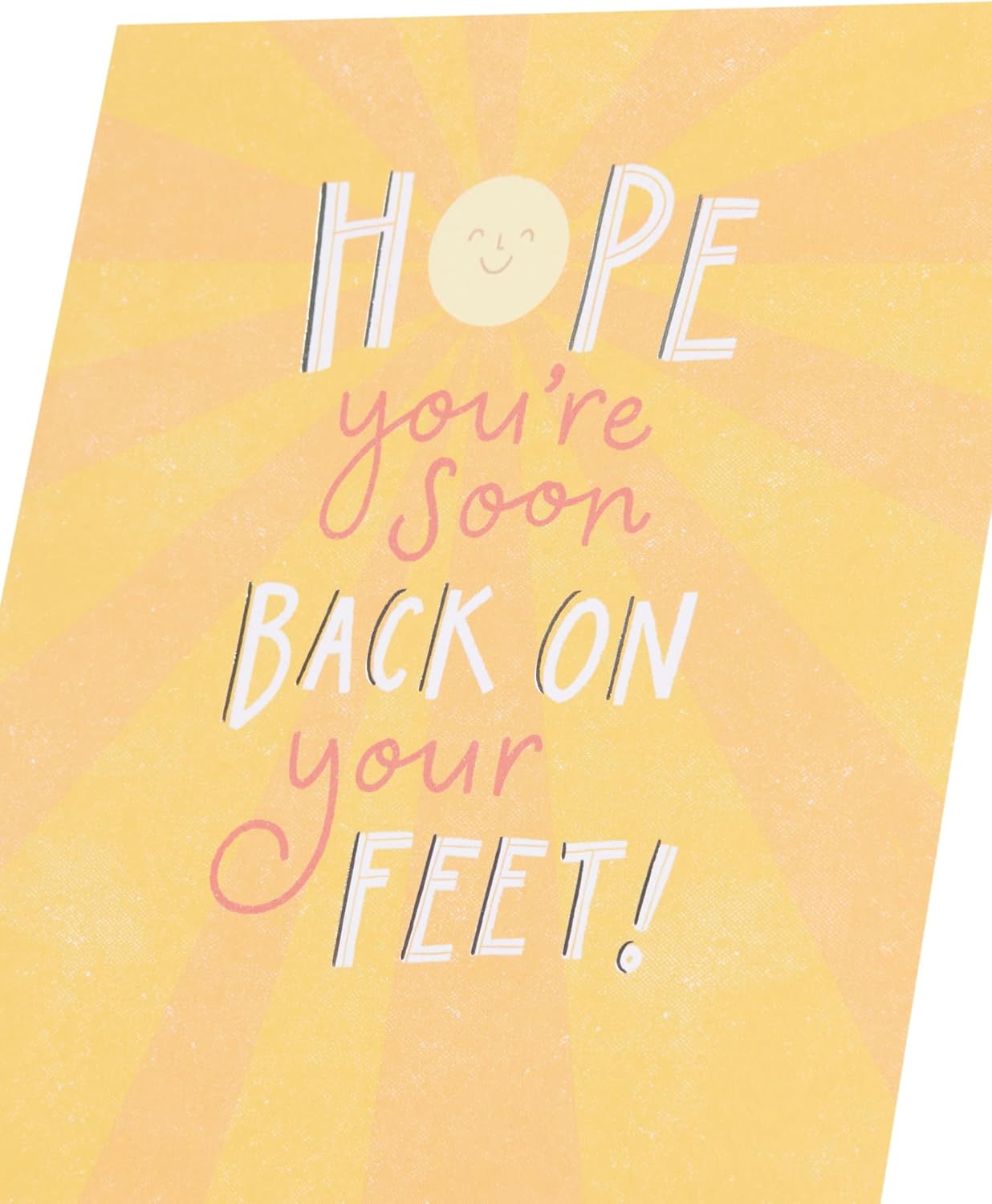 Sunshine Design Get Well Soon Card