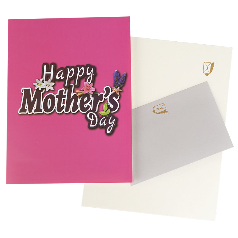 Love in Full Bloom Floral Butterfly 3D Pop Up Mother's Day Card