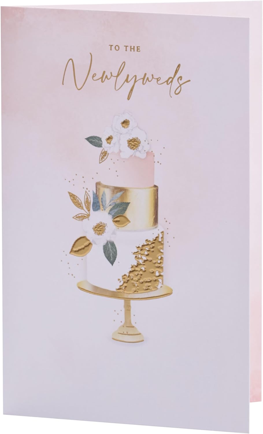 Stylish Cake Design Wedding Day Card