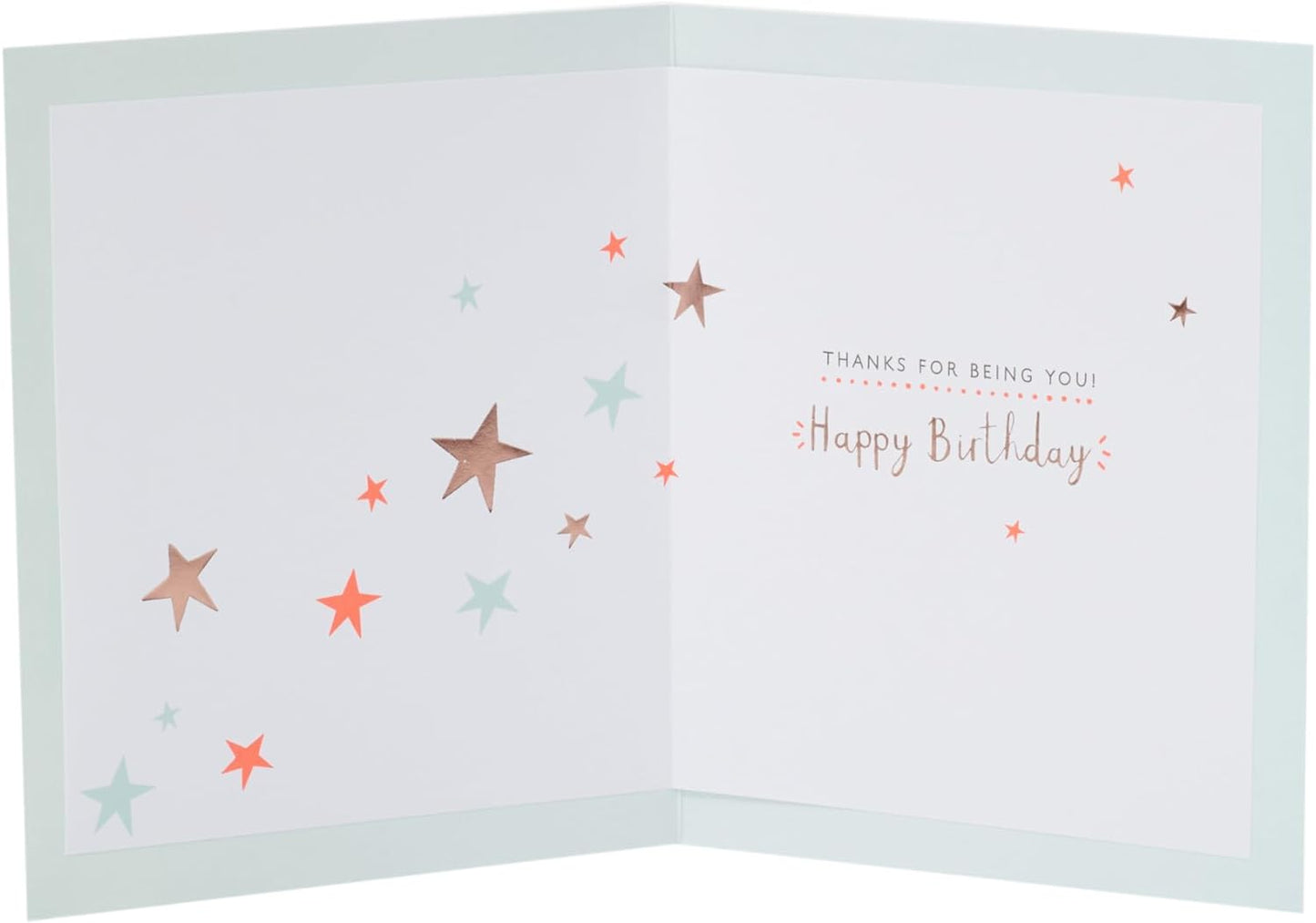 Starry Design Dad from Daughter Birthday Card