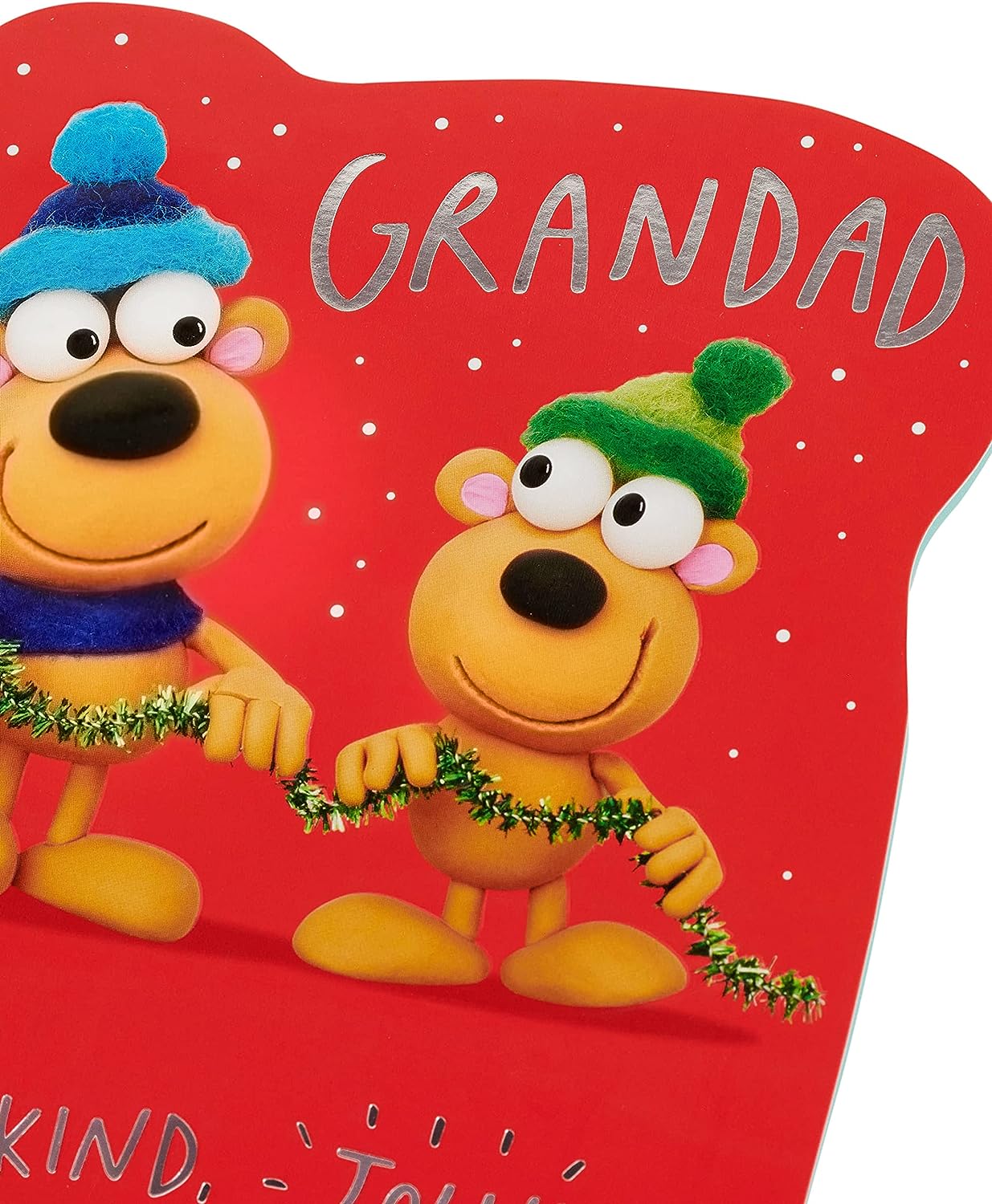 Grandad Christmas Card Funny Design