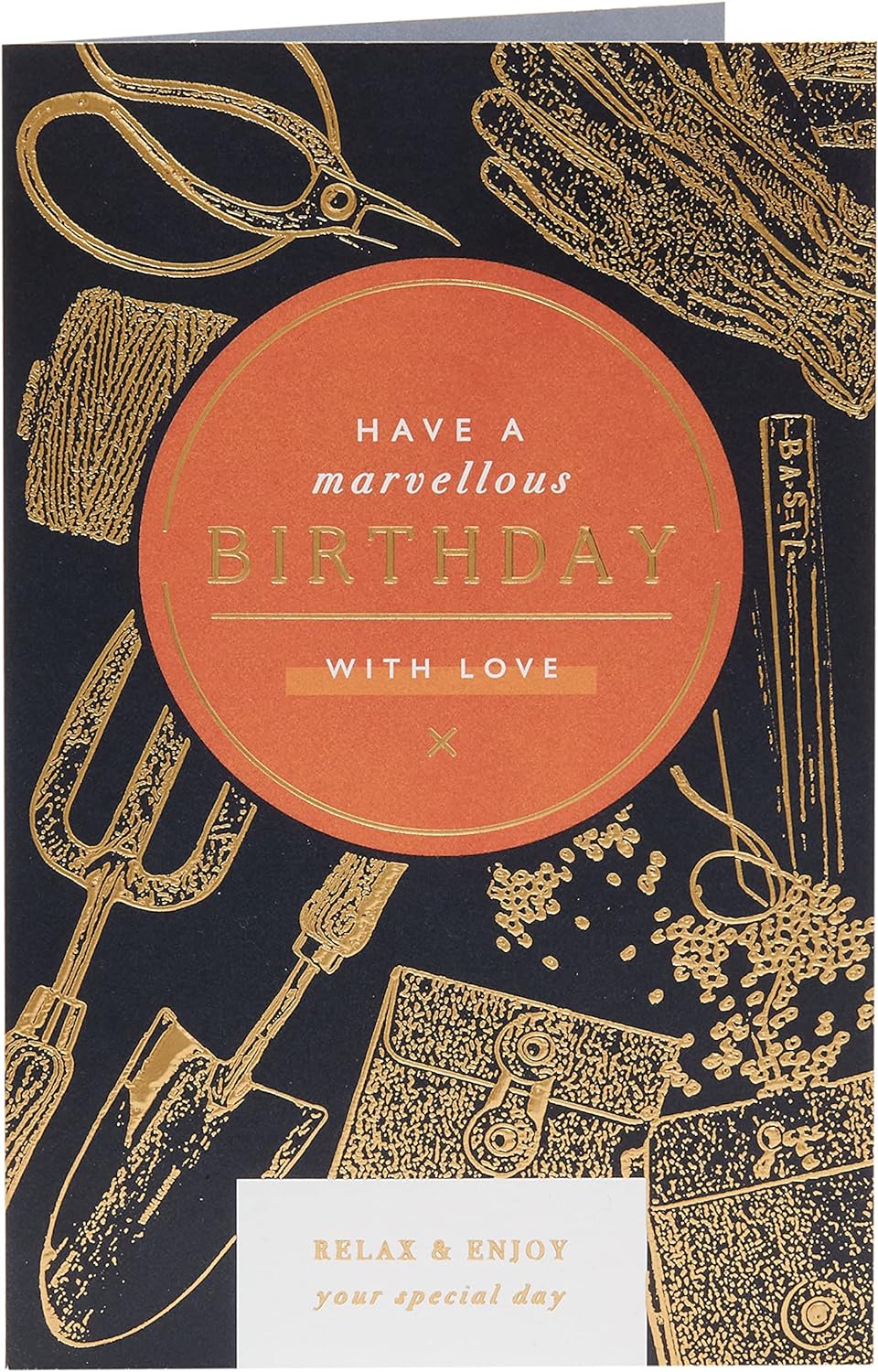 Gardening Icon Design Birthday Card For Him/Male/Friend