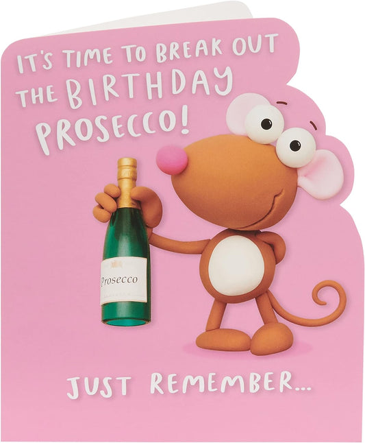 Prosecco Design Birthday Card