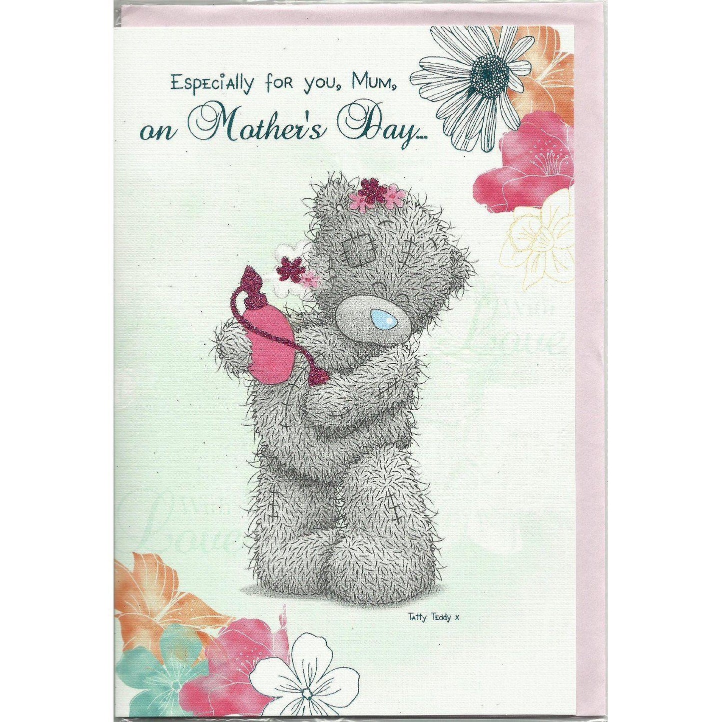 Especially For You Mum Bear With Perfume Design Mother's Day Card
