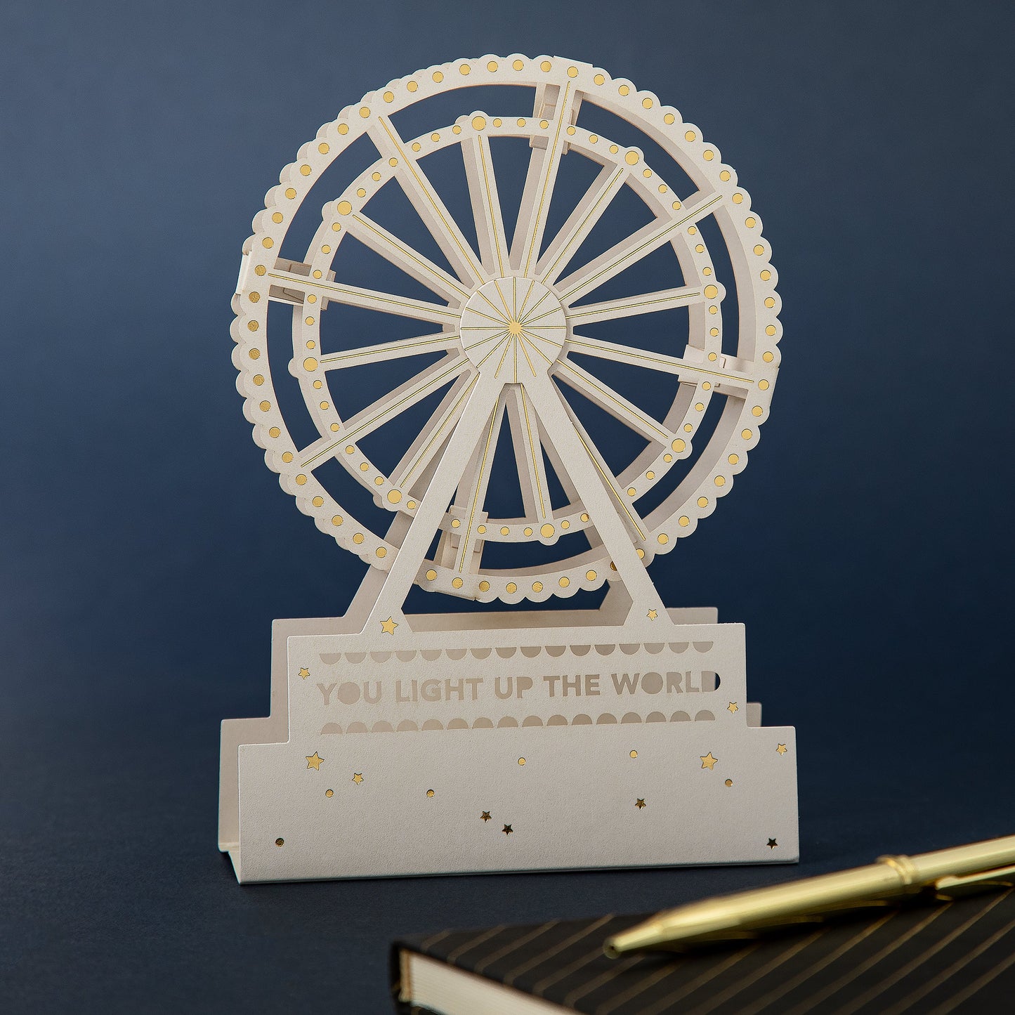 Premium 3D Ferris Wheel Greeting Card Paper Fables