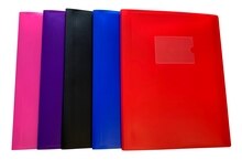 A4 Blue Flexible Cover 10 Pocket Display Book