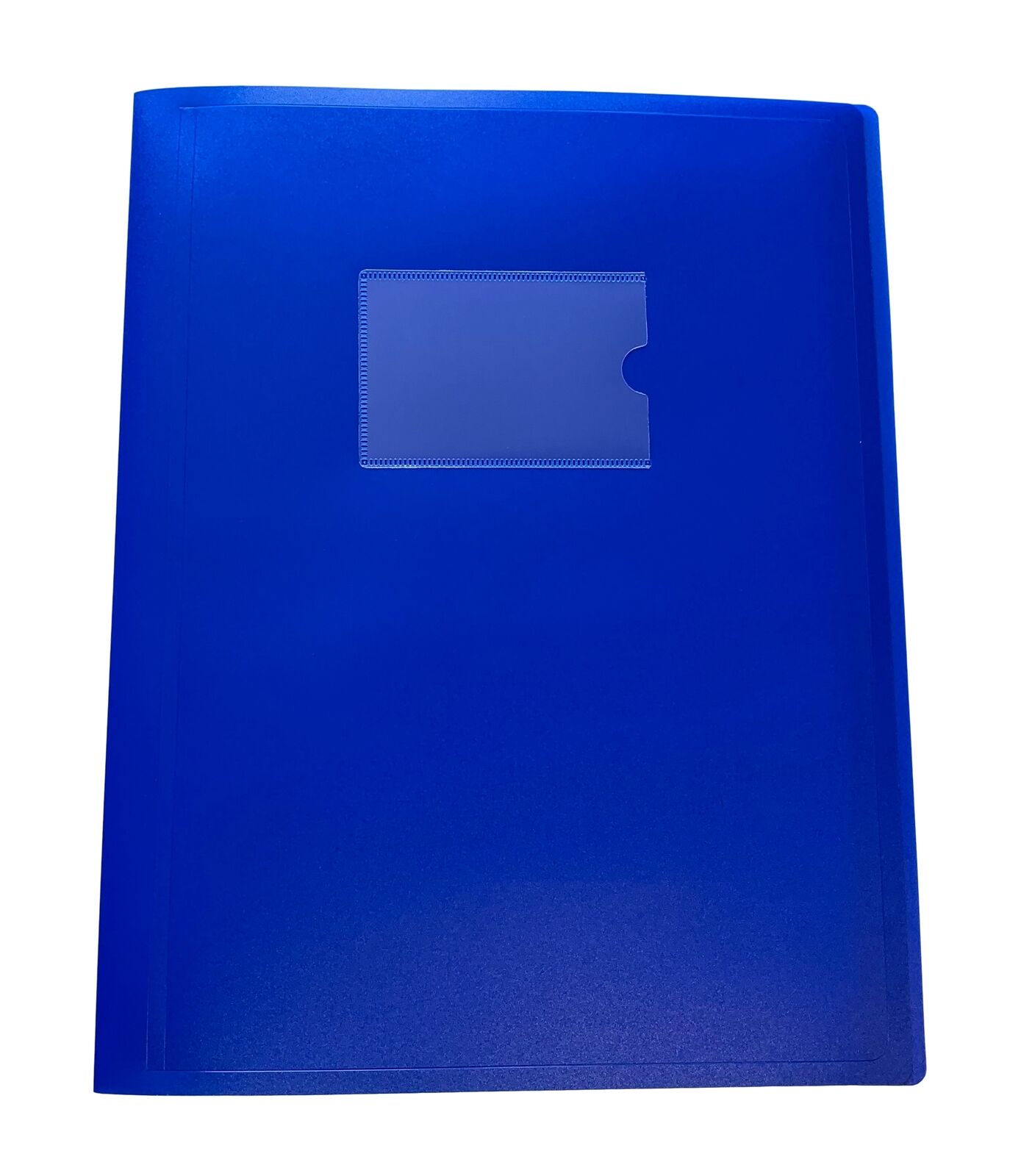 Pack of 10 A4 10 Pocket Blue Flexible Cover Display Books