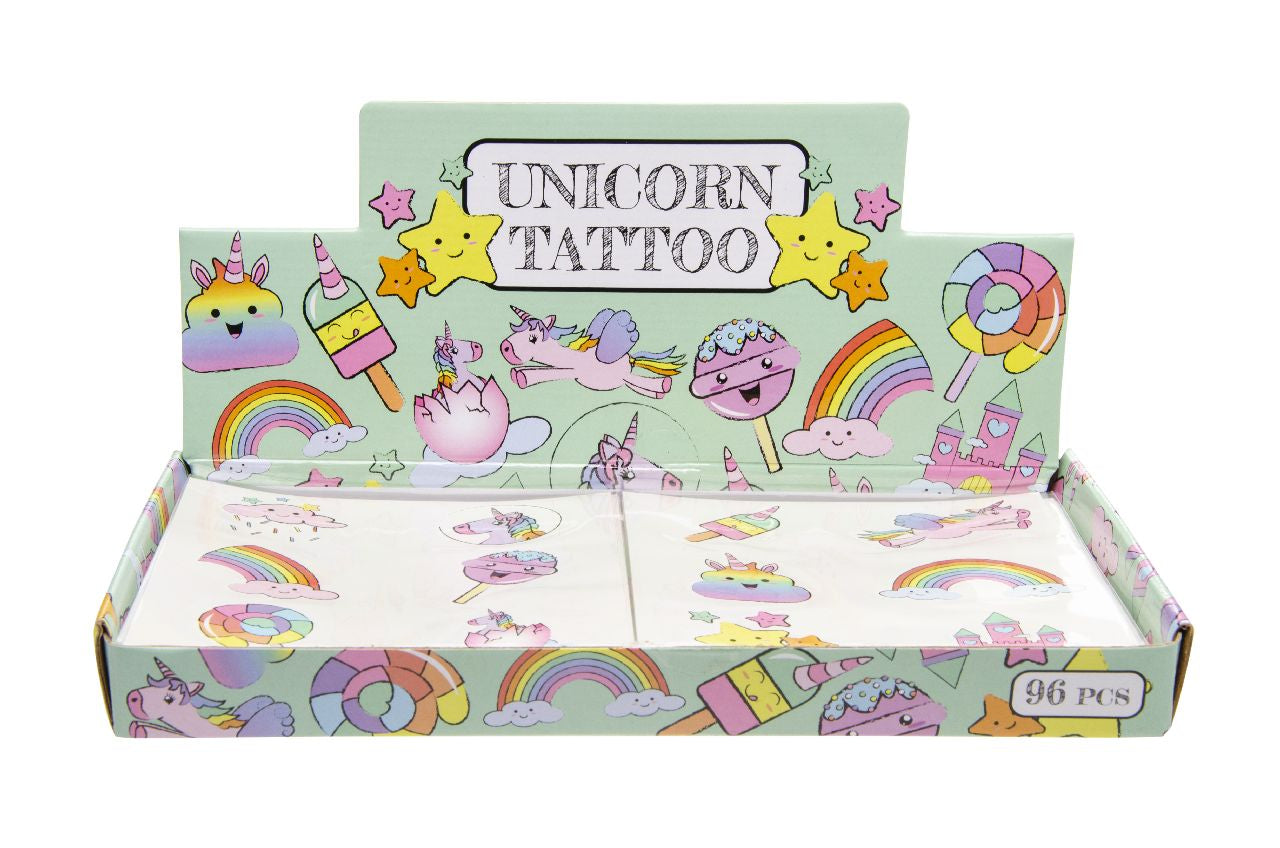 6 Pieces Unicorn Tattoos