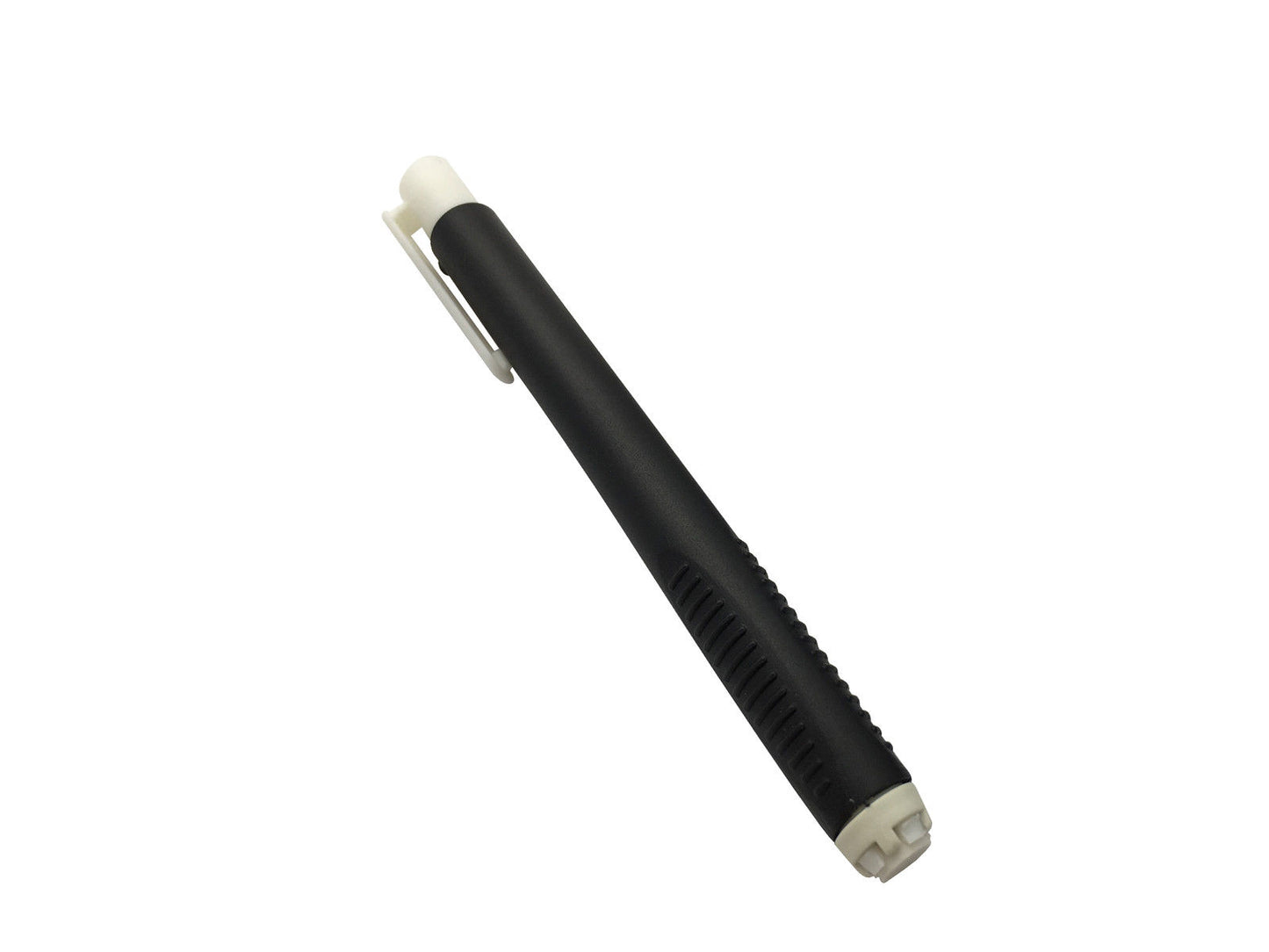 Janrax Click Eraser - Black Pen Barrel with Easy Grip