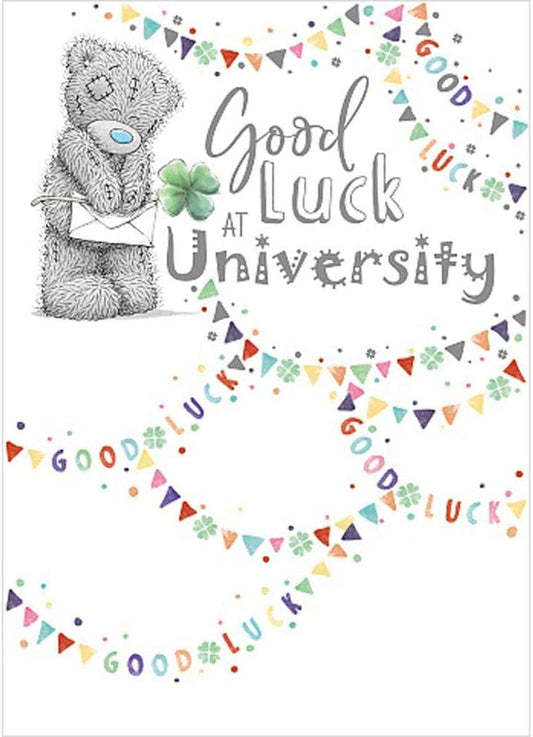 Me to You Tatty Teddy Good Luck at University Card