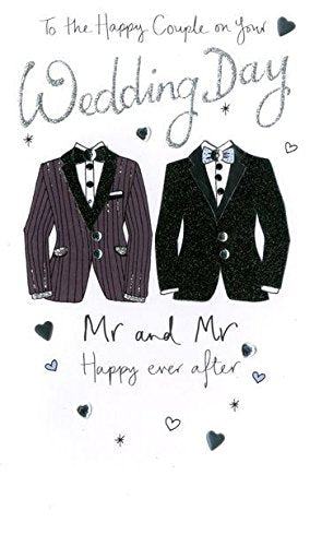 Wedding (TWO MEN) card by Second nature