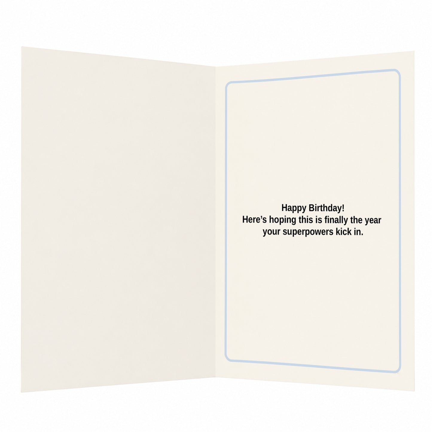 Another Candle, Still No Powers Superpowers Birthday Card