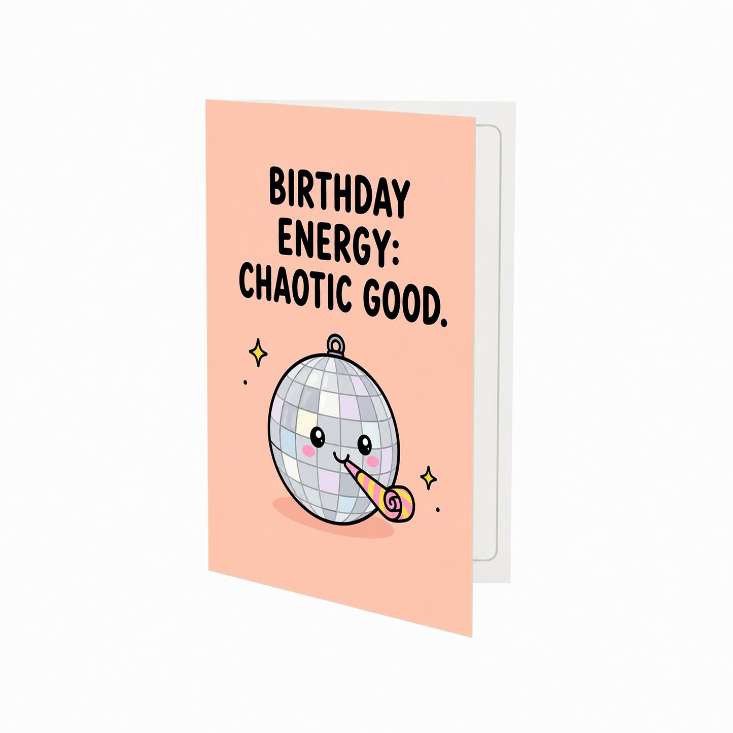 Energy Chaotic Good Design Birthday Card