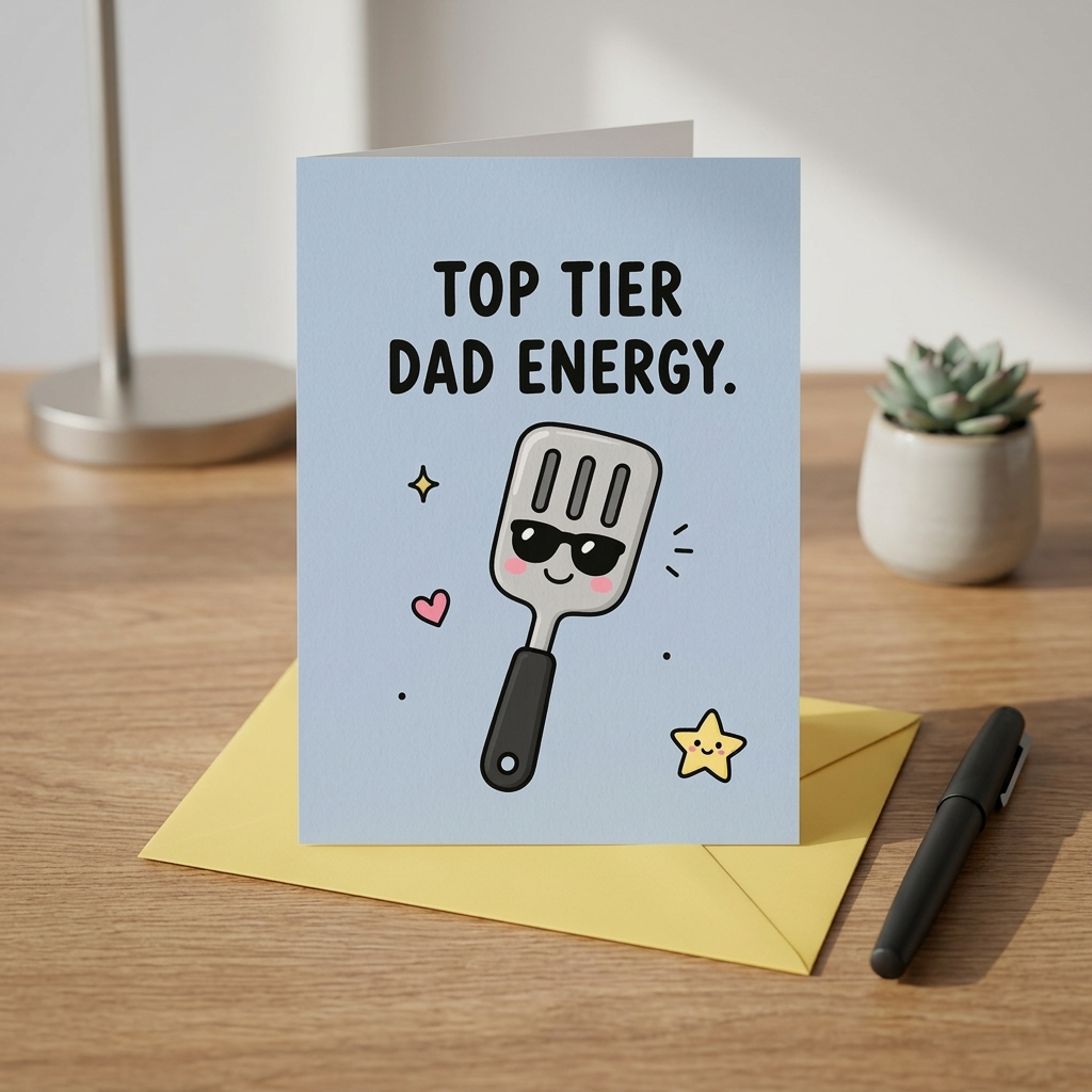 Top Tier Energy Father's Day, Dad Birthday Card