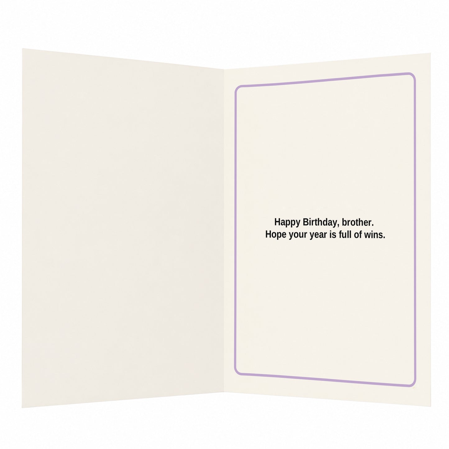 Brother You Age Like a Champion Birthday Card