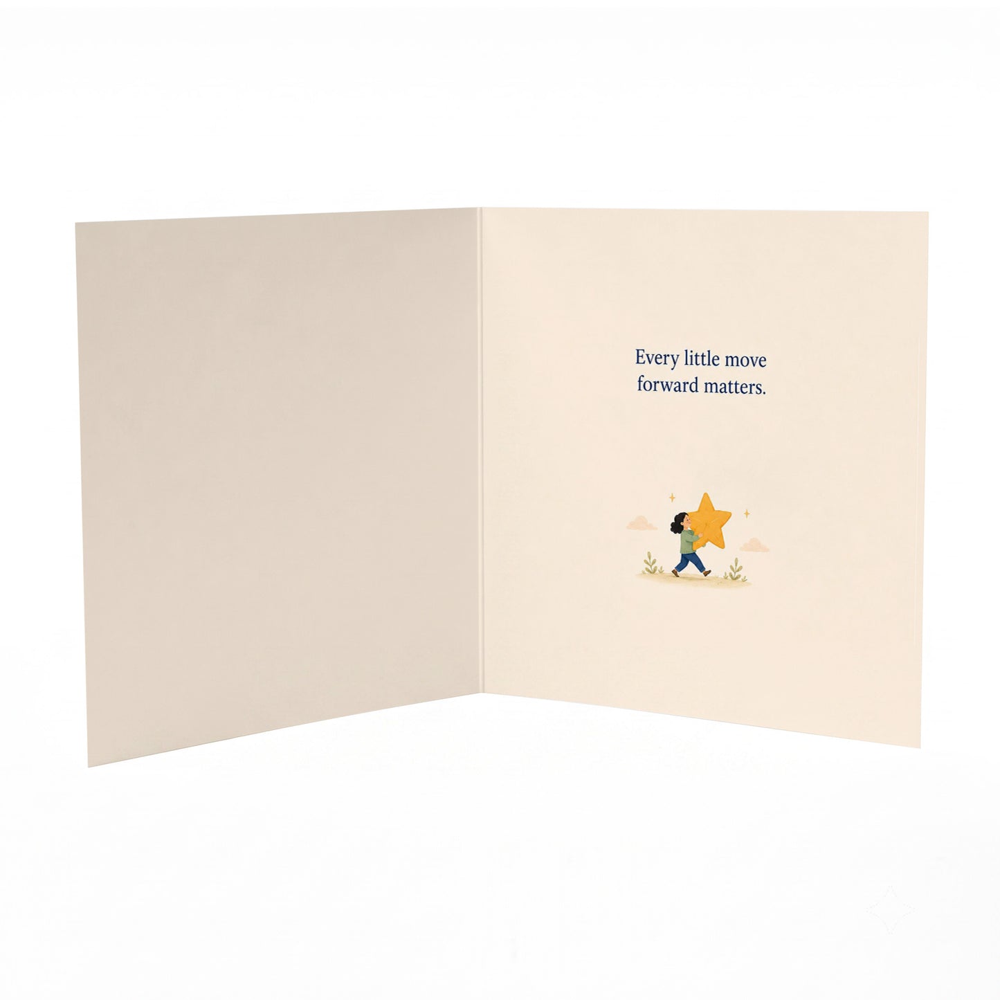 Small Steps Big Change Encouragement Card New Beginnings, Personal Growth, Motivation, Progress