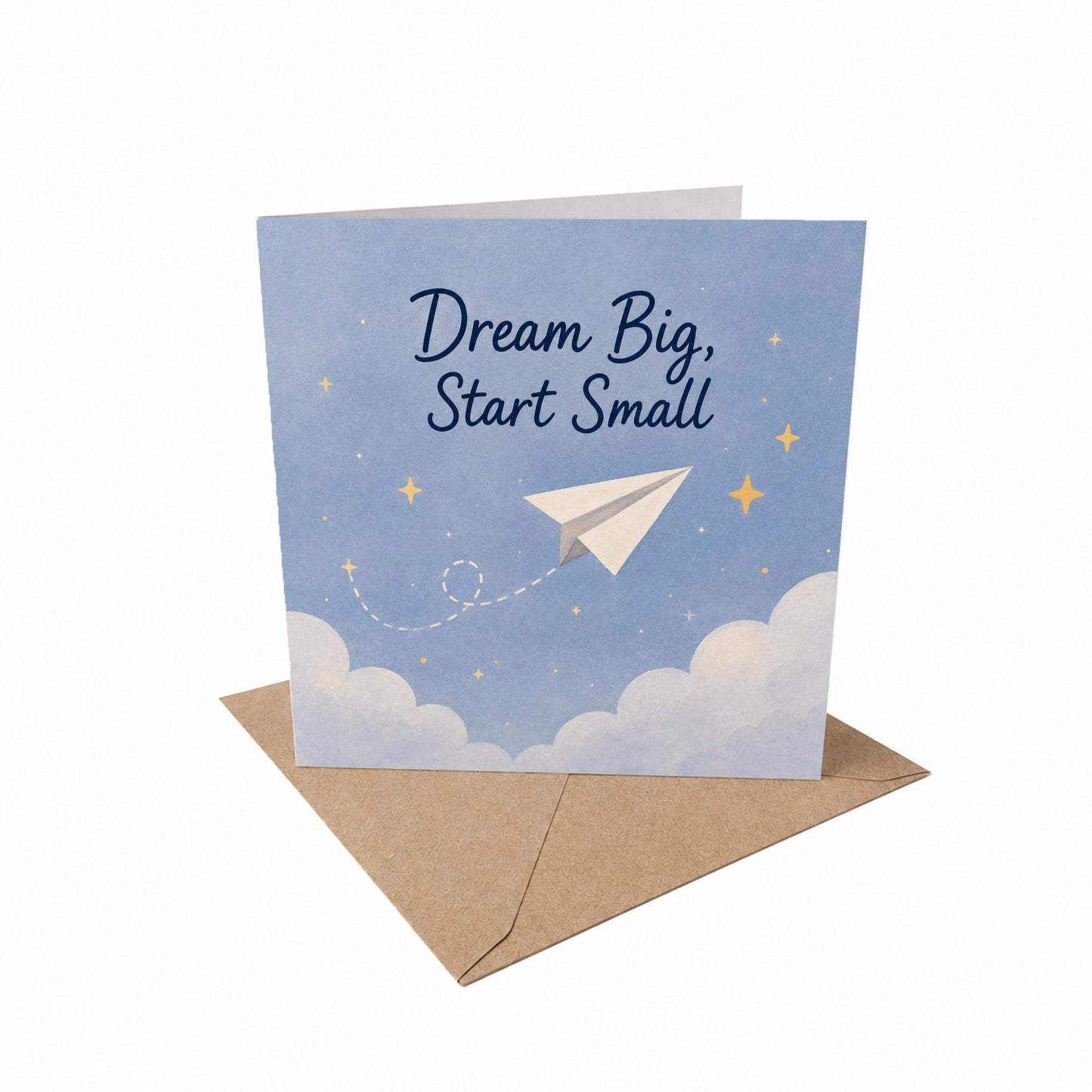 Dream Big Start Small Encouragement Card New Beginnings, Goal Setting